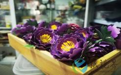 紙雕牡丹，花意正濃