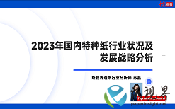  《2023年國內特種紙行業(yè)狀況及發(fā)展戰(zhàn)略分析》第九期：2023年中國特種紙企及科研機構取得專利情況及研究方向